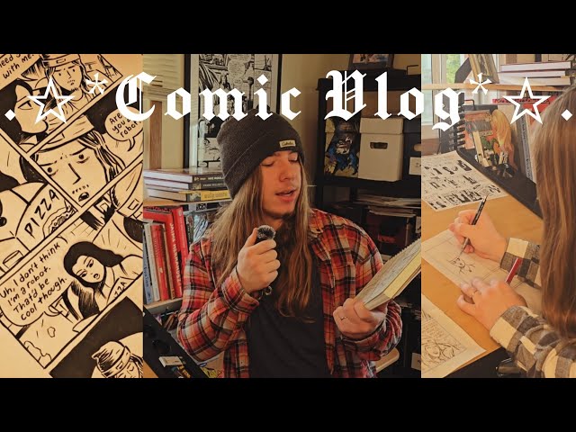 Making a Mini Comic *.☆ Comic Art Vlog