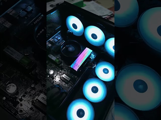 Ryzen 5 5600g Asrock B550m Phantom Gaming 4 32GB XPG D45G Ram PC Build