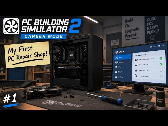 Starting From NOTHING! My PC Repair Shop Begins | PC Building Simulator 2