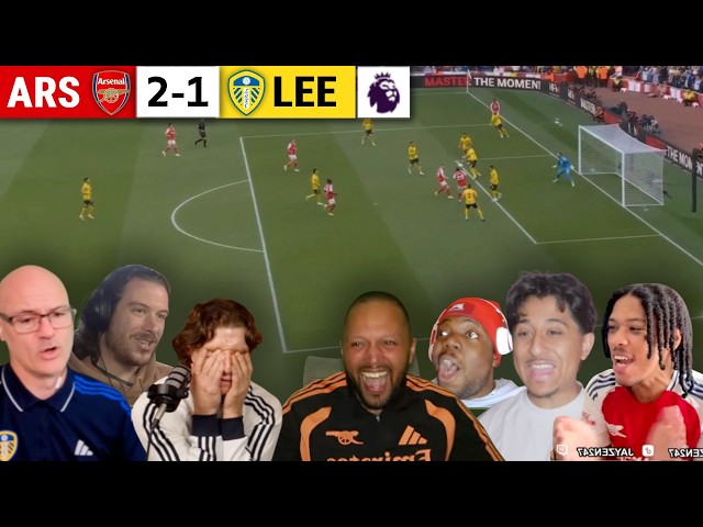 LEEDS FANS HEARTBROKEN 💔 ARSENAL FANS ERUPT AFTER CRAZY 2-1 PREMIER LEAGUE WIN! | MATCH REACTIONS