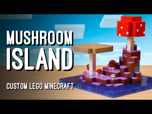 The Mushroom Island | Custom LEGO Minecraft World