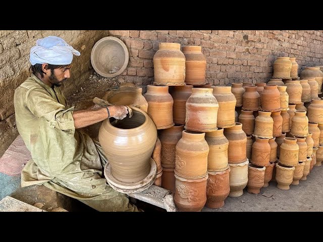 Wonderful Traditional Earthenware Pot Mass Production Process | Clay Pottery Factory