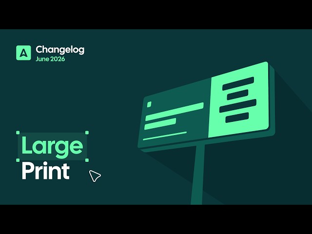 Abyssale June Update: Large Format Print + New Developer SDK