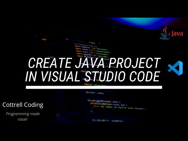 Java Create Project in Visual Studio Code