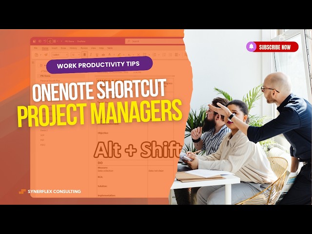 3 OneNote Shortcuts Every Project Manager Needs