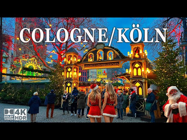 Cologne/Köln 4K Christmas Market Walking Tour | Stunning Weihnachtsmarkt in Germany