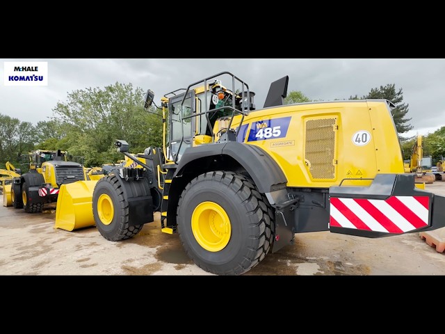 Our Sales Manager, Pelham Milligan gives us a whistlestop tour of the Komatsu WA485-11 Wheel Loader.