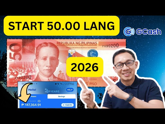 GINVEST 2026: Start Investing With Only P50 Sa GCASH Pinoy INfluencer