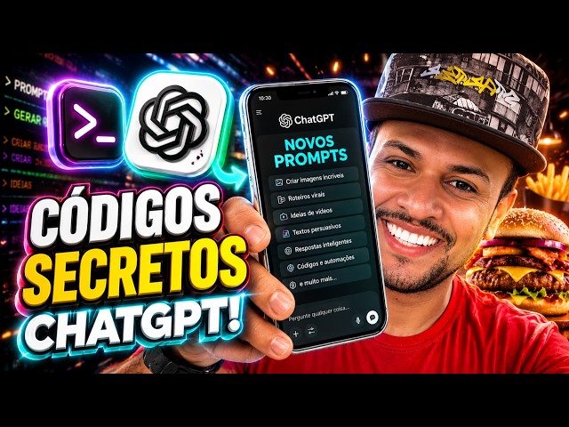 CÓDIGOS SECRETOS do ChatGPT! Prompts Prontos para Fotos de Produtos PROFISSIONAIS