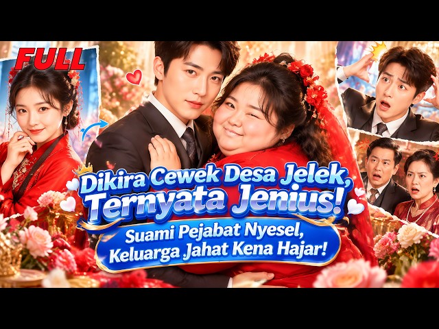 【 FULL 】🔥Dikira cewek desa jelek, ternyata jenius! Suami pejabat nyesel, keluarga jahat kena hajar!