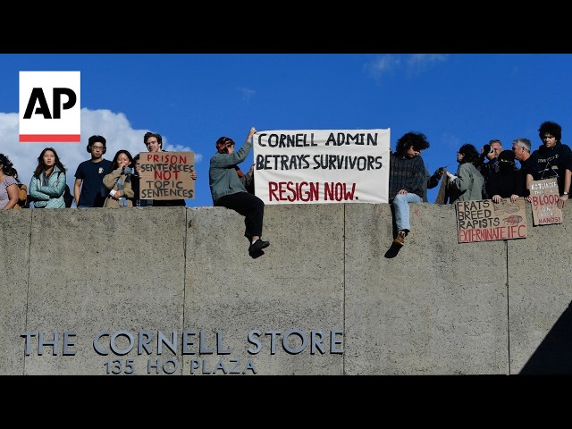 LIVE: Cornell students protest the handling of gang rape allegations