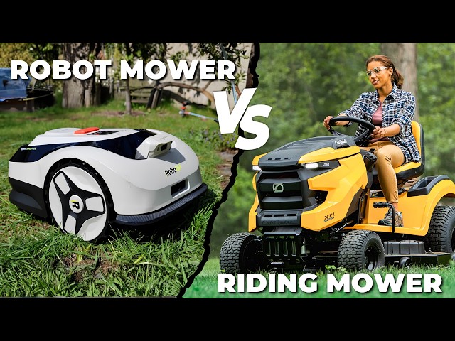 Robot Mower vs Riding Mower | Which One Saves You the Most Time?