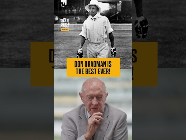 Sir Geoffrey on Don Bradman's unusual batting technique. 🤔