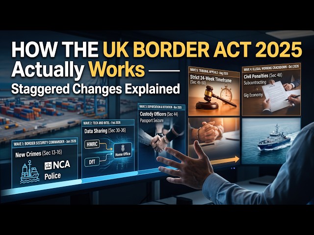 How the UK Border Act 2025 Actually Works — Staggered Changes Explained