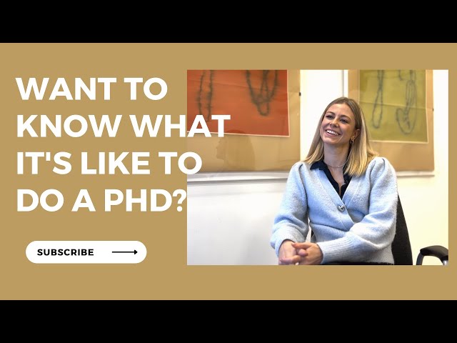 Interview with PhD student: this is what is like to do a PhD