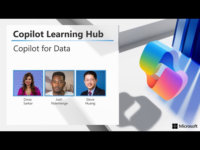 Copilot Learning Hub: Copilot for Data