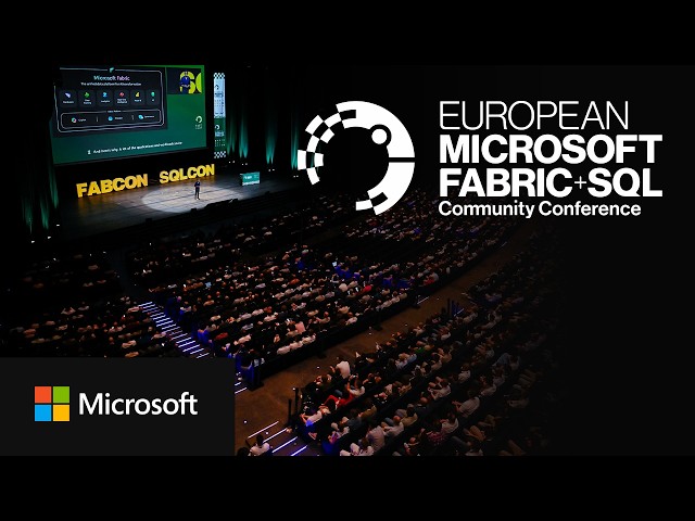 FabCon+SQLCon Europe Keynote: The Data Foundation for AI