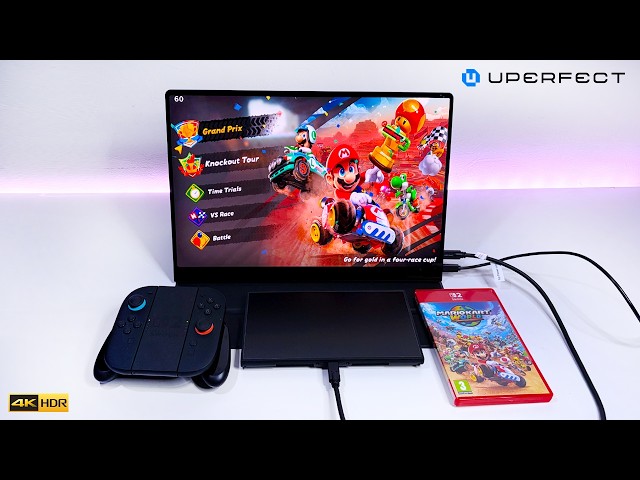 Unboxing UPERFECT GR16HQ Gaming Monitor (Portable) 120Hz HDR