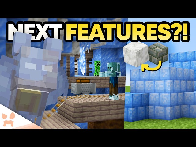 NEW BATS, ICE BRICKS + FROZEN MINESHAFTS: THE NEXT MINECRAFT ICE UPDATE FEATURES?!