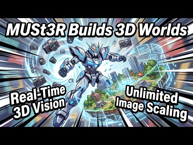 How MUSt3R Turns Any Photos Into 3D Worlds