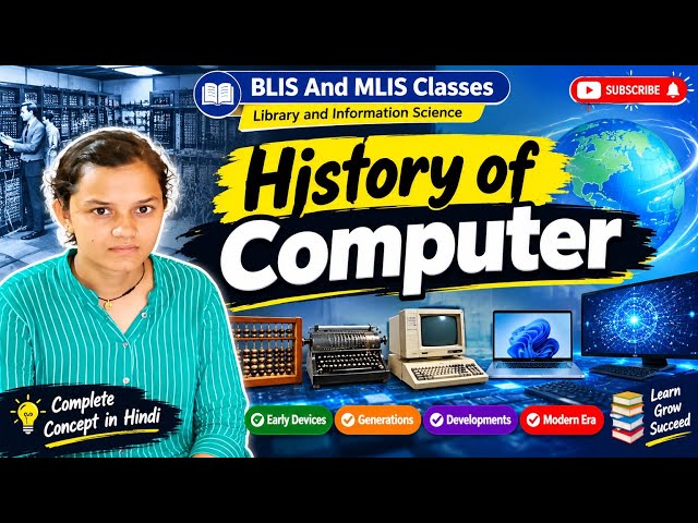 History of computer unit - 7 ugc net JRF SET exam b.lib, m.lib