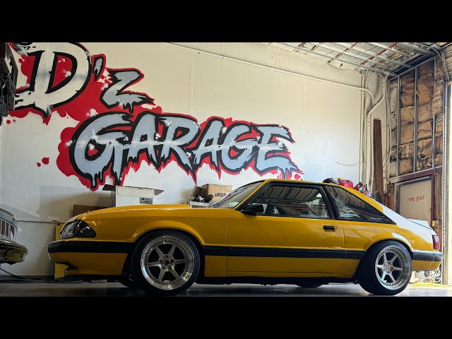 Mustang yellow bee is done and off the lift