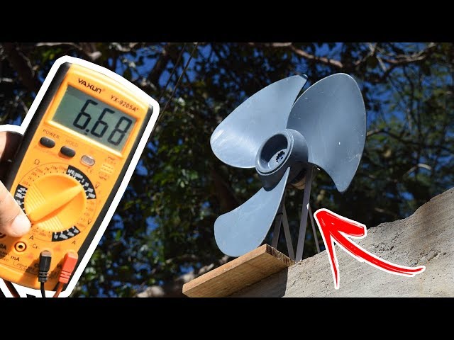 Free energy? Homemade wind generator! Make your own!