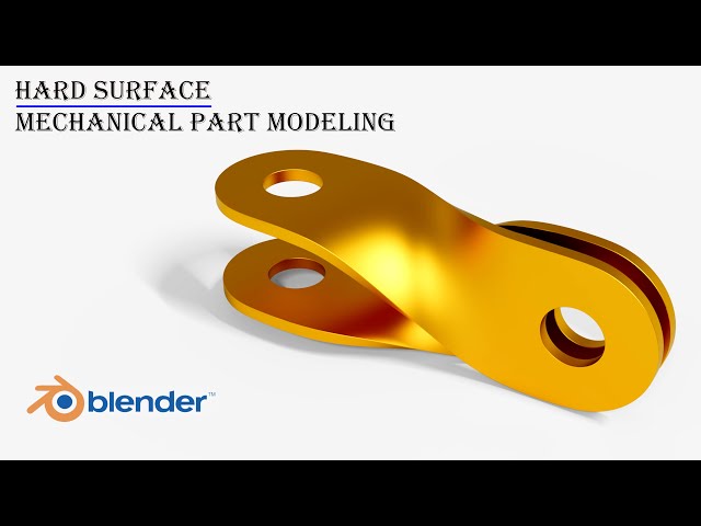 Blender 5.0 Hard Surface Modeling Tutorial | Realistic Metallic Mechanical Part