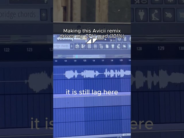 Making an Avicii remix that really uses 101% CPU ◢◤ #avicii #edm #remix