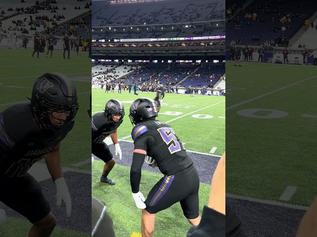Pregame sights and sounds before Washington Huskies take on Minnesota #huskynation #godawgs
