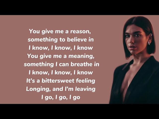 Dua Lipa - Homesick (Lyrics)