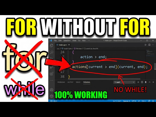 How To Use FOR LOOP in C++ WITHOUT Using for | VERY SIMPLE | 100% WORKING 2026