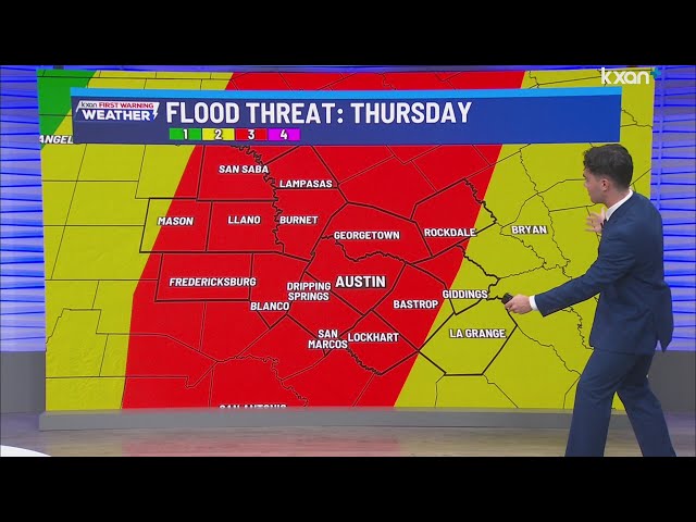 Concerning trend for flooding in Central Texas Wednesday into Thursday | KXAN Weather Forecast (Sept