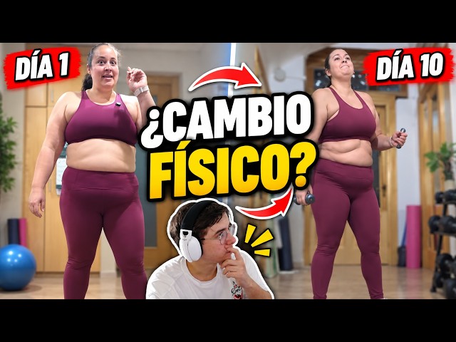 ANDREA COLÁS llega al DÍA 10 de su CAMBIO FÍSICO… ¿SE NOTA ALGO?