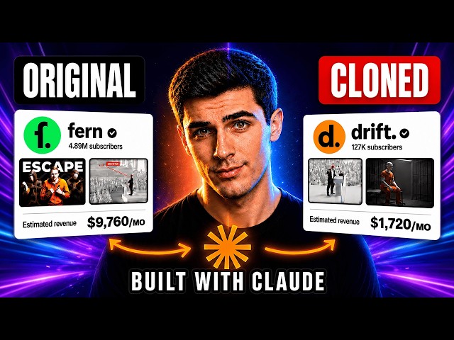 I Cloned a $9,760/Mo YouTube Channel with Claude Code -No Coding Needed