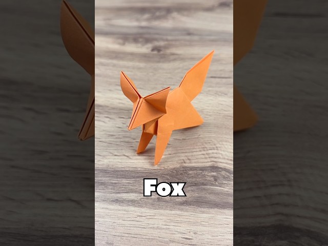 EASY ORIGAMI FOX TUTORIAL STEP BY STEP | HOW TO MAKE ORIGAMI FOX EASY FOLDING