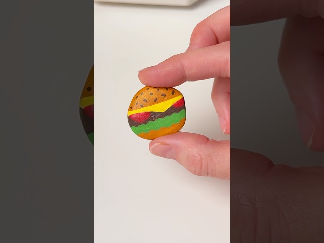 How to Turn the Ordinary Stone into a Burger 🍔 #shorts