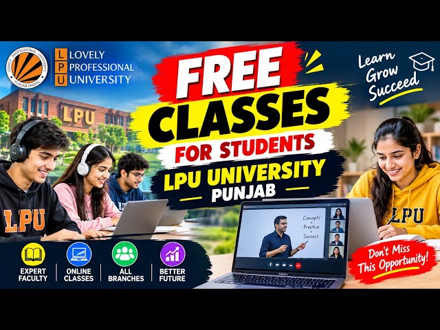 Important information for LPU University Punjab students