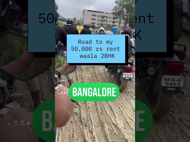 Roads in Bangalore 🥰 #bangalore #bangalorevlogs #bangalorenews #bangaloretour