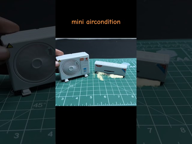 Miniature air condition for car air freshness #miniature ac #minisolarac