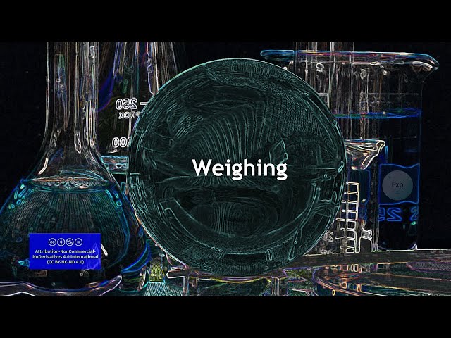 Weighing