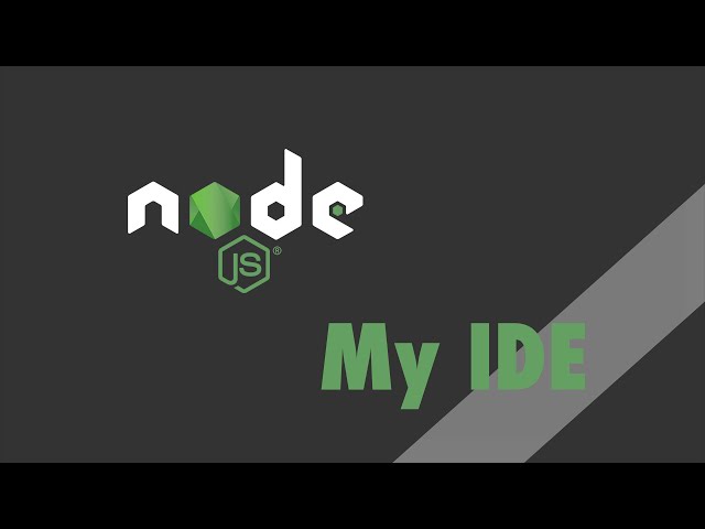Node.js - Tutorial - My IDE