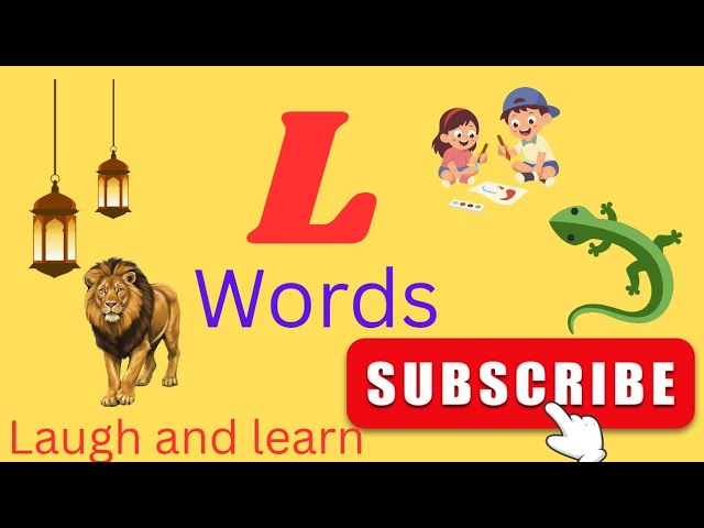 K and L words 🦘🪁🦁🍋 | ABC phonics song | 
