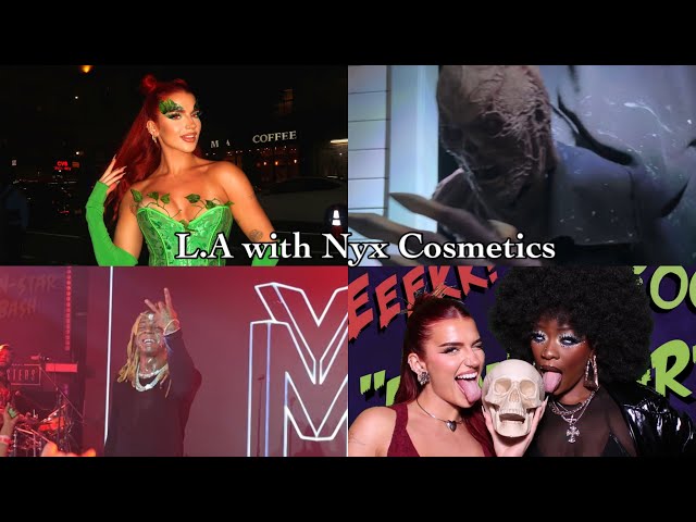L.A VLOG WITH NYX COSMETICS- UNIVERSAL HORROR NIGHTS, LIL WAYNE, MON-STAR BASH