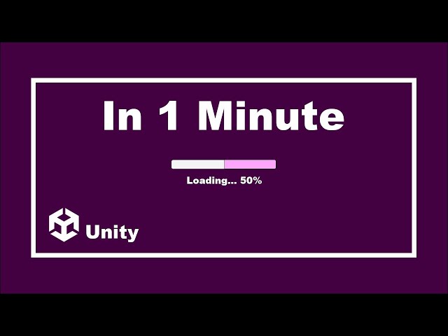 How to Create a Loading Screen in Unity in 1 Minute (Quick & Easy Tutorial) | for Beginners!