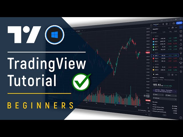 ✅ How to Use TradingView Charts & Drawing Tools on PC/Laptop | Beginners Tutorial - 2024