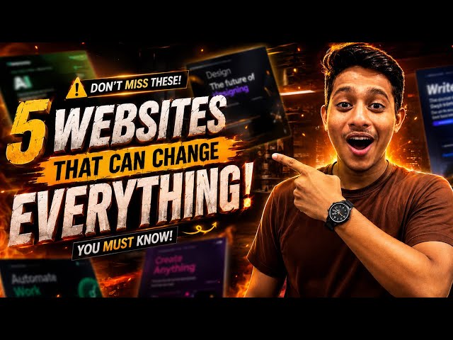 5 AI Websites You MUST Know in 2026 🤯 |(Something New)