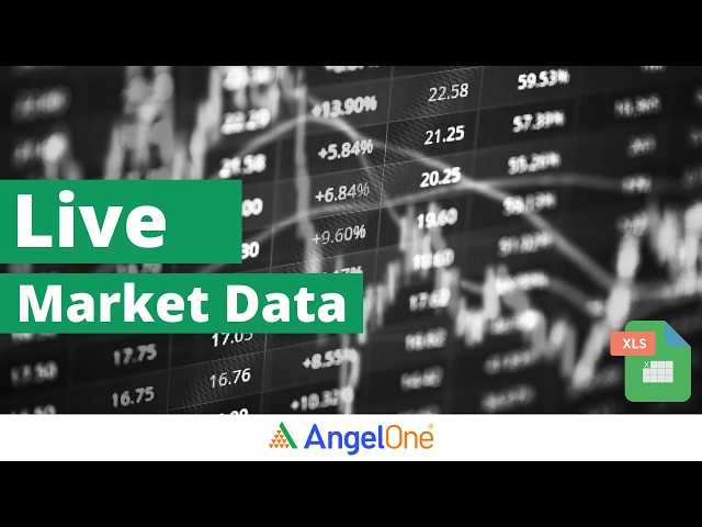 Live NSE Data in Excel using Angel One SmartAPI WebSocket | Python Tutorial