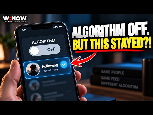 What Happens If You Turn Off the Algorithm?