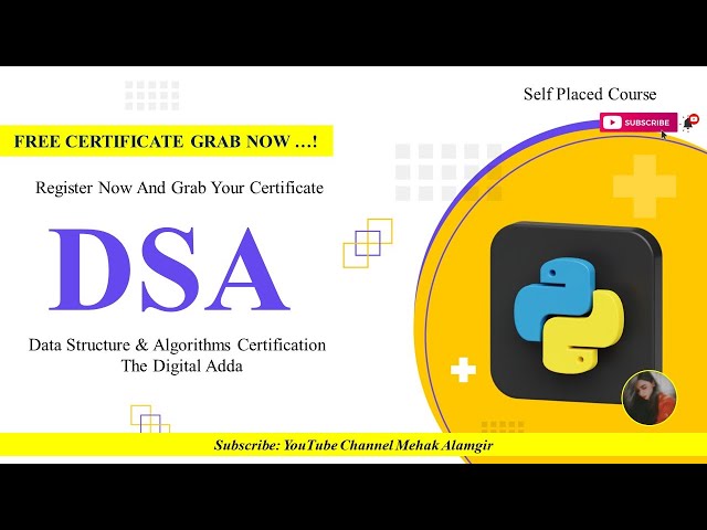 Data Structure & Algorithms Certification | The Digital Adda